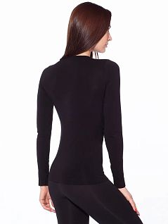 Однотонный лонгслив из эластичной вискозы Gatta JST-SHIRT L VISCOZE black