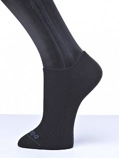 Укороченные носки из бамбука черного цвета HOM 05184cK9