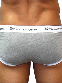 Набор эластичных брифов из хлопковой ткани Romeo Rossi RTRR366-0235