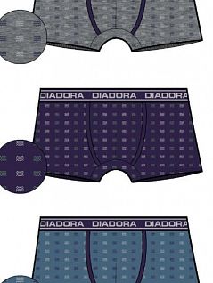 Мужские трусы боксеры на притачном поясе Diadora DIB05883S темно-синий (navy)
