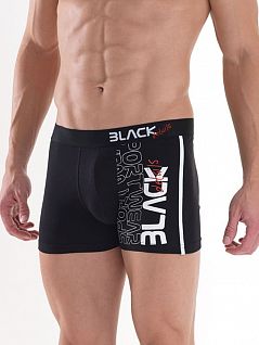 Удобные мужские трусы-боксеры черного цвета с принтом BlackSpade SPORT b9450 черный