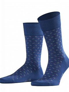 Мужские носки из хлопка и полиамида Falke 13344 Sens. Jabot SO (муж.) Синий 6000