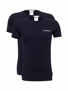 Комплект футболок с круглым вырезом горловины (2шт) Bikkembergs б41308т48бикк Синий 3000