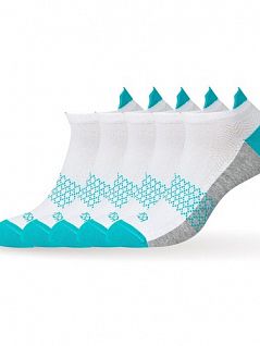 Укороченные летние выполнены из натурального хлопка OMSA JSACTIVE 107 (5 пар) bianco