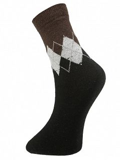 Комфортные носки для холодных дней черного цвета ROMEO ROSSI RT8039-2