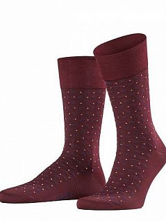 Оригинальные носки с оригинальным дизайном FALKE 13344 Sens. Jabot SO (муж.) Бордовый (8596)