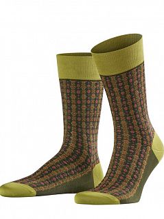 Усиленные носки с узором галстука Falke 14016 Match fruit SO Зеленый 7126