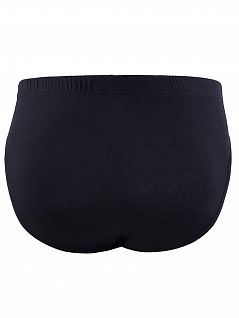 Эластичные мужские трусы брифы темно-синего цвета BlackSpade SILVER b9311 Navy