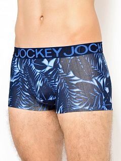 Легкие боксеры с принтом "тропические цветы" Jockey 181143H (муж.) (Синий B53) Синий