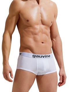 Мужские боксеры из мягкого хлопка белого цвета GAUVINE RTGAU3006-02