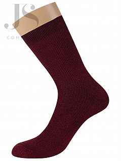 Комфортные носки из хлопка и полиамида Omsa JSCOMFORT 301 (5 пар) bordo melange oms