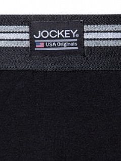 Комплект из 3 мягких мужских трусов-боксеров из хлопка черного цвета Jockey 17302913 Nos (муж.) (3шт.) Черный распродажа