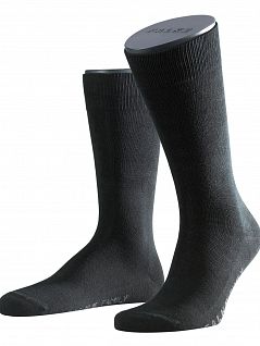Современные носки из высококачественного хлопка FALKE 14645 Family SO (муж.) Черный (3000)