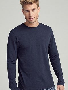 Комфортный мужской лонгслив из хлопка Jockey 120300H (муж.) Графитовый M63 распродажа