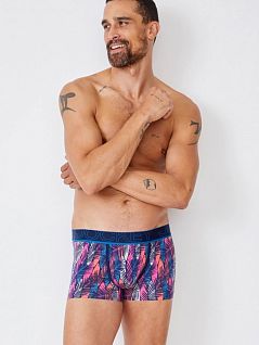 Яркие боксеры на пришивной резинке синего цвета Jockey 1924241cB04