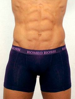 Фиолетовые мужские трусы боксеры с длинной ножкой Romeo Rossi Long boxers R7001-5 распродажа