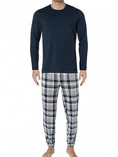 Пижама из смеси хлопка и модала JOCKEY 500002 (муж.) (477) Деним