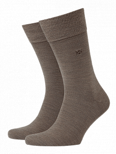 Стильные мужские носки Burlington 21007 Leeds SO (муж.) СерыйКоричневый
