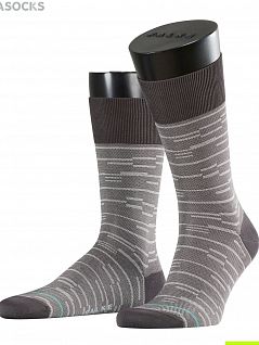 Хлопковые носки с графическим узором Falke 13325 Desigual Серый