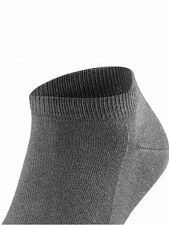 Короткие носки из экологически чистого хлопка FALKE 14612 Family SN (муж.) Серый (3390)