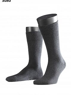 Анатомические носки на деликатной мягкой резинке Falke 14616 Sensitive London (муж.) Серый (3080)