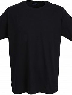 Мягкая футболка из 100% хлопка (2шт) CECEBA FG001573/XS-XXL Черный/Черный