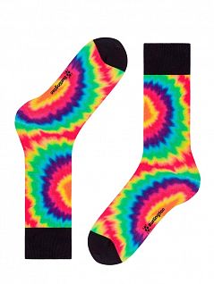 Красочные носки с манжетами Burlington 21815 Hippie Guy SO Красный 8000