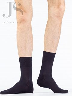 Мужские носки из мягкого хлопка Philippe Matignon JSPHM 801 (5 пар) blu phm