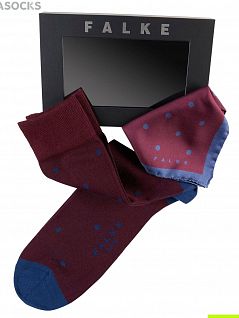 Комплект (носки+платок) Burlington 13388 Dot SO (Носки+Платок) Бордовый