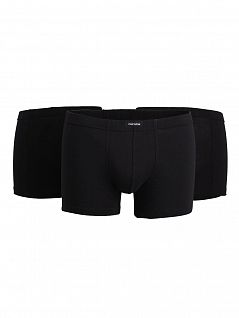 Комплект трикотажных боксеров на вшивной резинке (3шт) CECEBA FG001819/M-XXL Черный/Черный/Черный