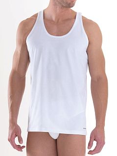 Белая мужская майка свободного силуета из хлопка BlackSpade LOOSE FIT b9226 белый распродажа