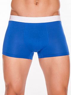 Мягкие и эластичные мужские трусы боксеры синего цвета Torro LFTMX3101 BLUE