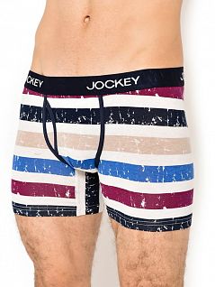 Облегающие боксеры в разноцветную полоску Jockey 173051H (муж.) Многоцветный 162