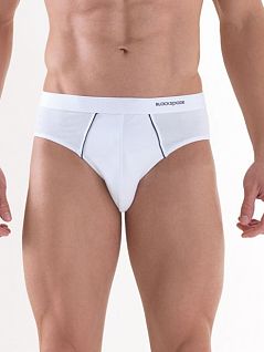 Белые мужские трусы брифы из хлопка BlackSpade SPORT b9413 White