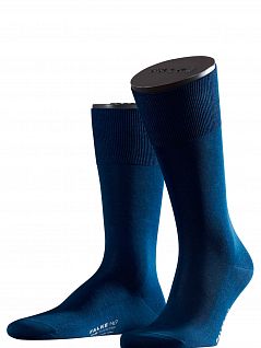 Стильные носки из тонкого египетского хлопка FALKE 14651 №9 Maco (муж.) Синий (6000)