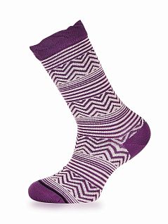 Набор оригинальных носков на мягкой комфортной резинке LT5814 Sis фиолетовый (6 пар)