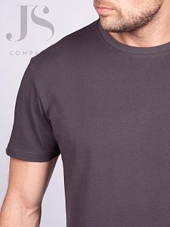 Классическая футболка из 100% хлопка прямого фасона Oxouno JSOXO 0586 KULIR 02 Classic U-вырез морской туман oxo
