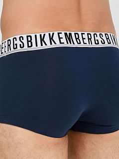 Набор хипсов с двойным гульфиком синего цвета (2шт) Bikkembergs RTBKK1UTR01BI/2
