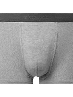 Боксеры из ультратонкой шелковистой ткани светло-серого цвета ZIMMERLI 7001343c028