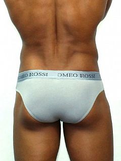 Мягкие мужские трусы брифы белого цвета Romeo Rossi Briefs RR2005-1 белый распродажа