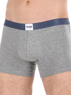 Боксеры на резинке с узором серого цвета Tom Tailor RT70362/6061-03