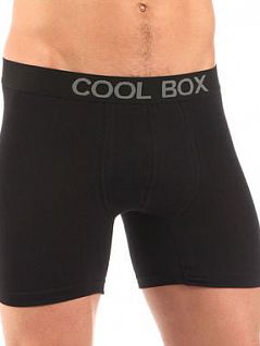 Эластичные боксеры из хлопка черного цвета E5 Underwear RT32336 распродажа