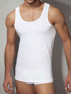 Классическая мужская майка белого цвета Doreanse Cotton Collection 2025c02