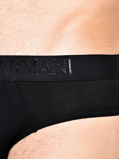 Брифы в стиле плавки на подкладке спереди Emporio Armani 1108149а710армани Черный 20
