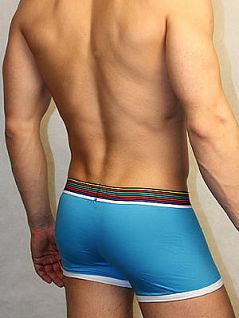 Мужские голубые трусы хипсы HOM World Cottection 02245cB5