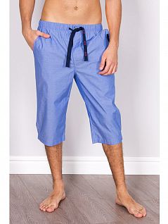 Удобные мужские капри голубого цвета из высококачественного хлопка Sis CI73007 голубой (azzurro)
