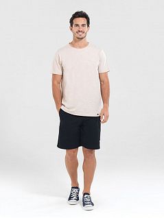Хлопковая футболка с круглым вырезом BlackSpade LTBS30213 BlackSpade бежевый