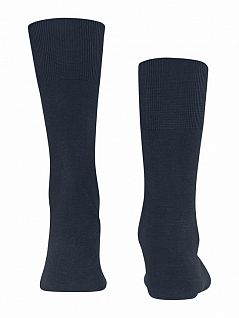 Мягкие носки высококачественной шерсти мериноса снаружи и натурального хлопка внутри Falke 14435 Airport (муж.) Синий (6116)