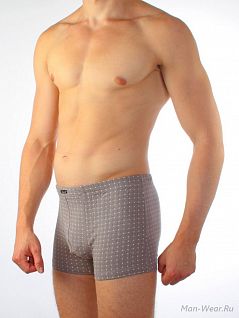 Классические серые короткие боксеры Gentlemen SIGS7301