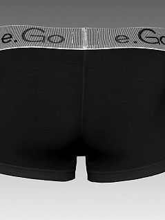 Однотонные мужские трусы хипсы черного цвета HOM Chromatic 01764cK9
